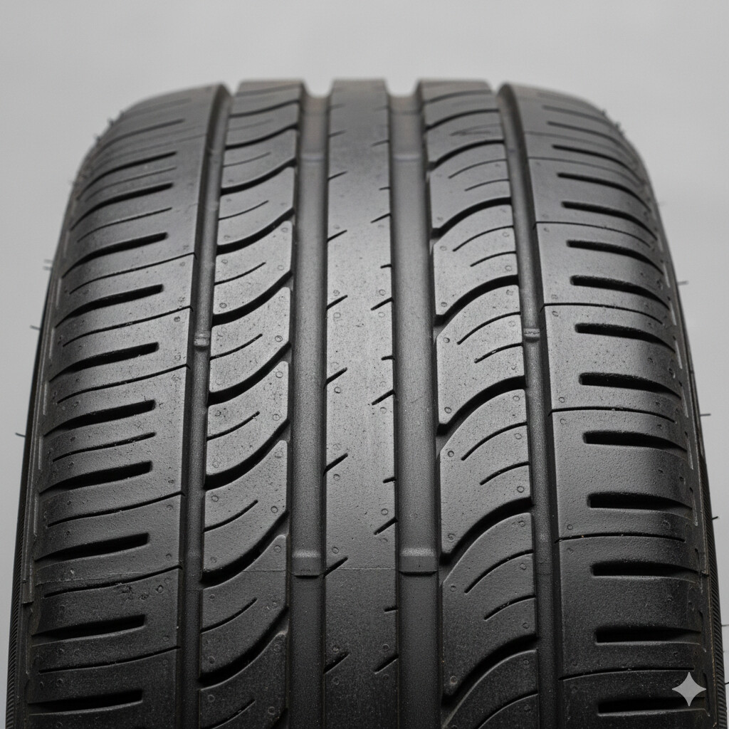 타이어 마모 한계선과 트레드 홈 상태