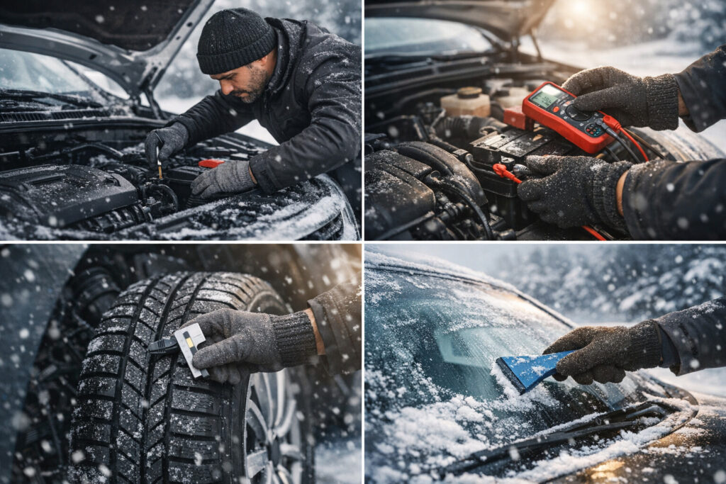 겨울철 차량 안전 점검 전체 과정 정리