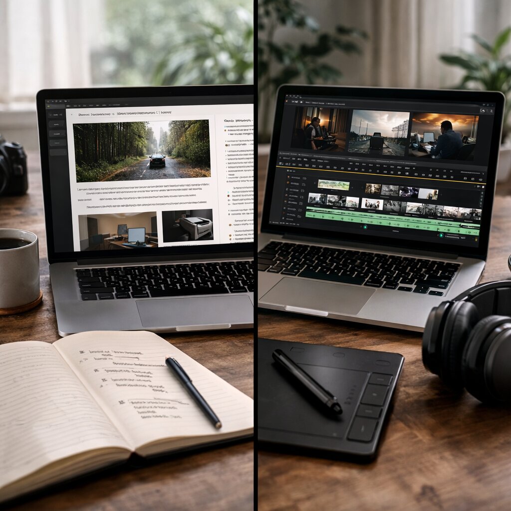 AI 영상 제작 활용 사례로 보는 블로그와 유튜브 콘텐츠 구성