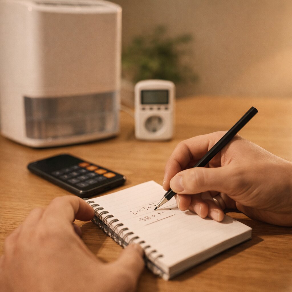 제습기 전기세 계산 공식과 하루 4시간·8시간 kWh 예시
