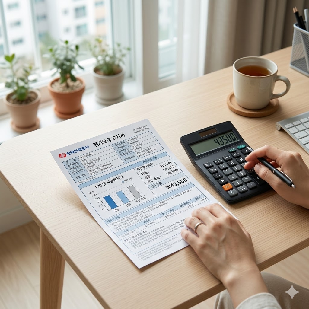 월별 사용량 비교로 절감 효과를 직접 확인할 수 있다