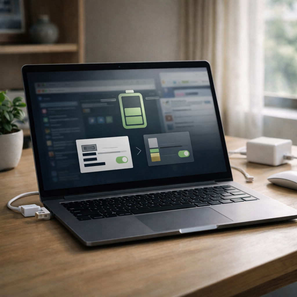 노트북 배터리 오래 쓰는 설정 방법에서 백그라운드 앱과 브라우저 탭을 관리하는 이미지