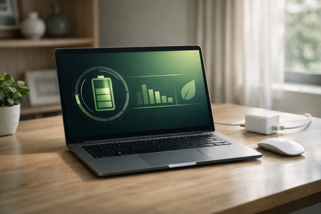 노트북 배터리 설정만 바꿔도 체감 사용 시간은 꽤 달라질 수 있습니다.