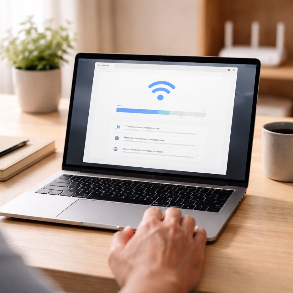 노트북 성능 최적화 와이파이 점검 설정 화면