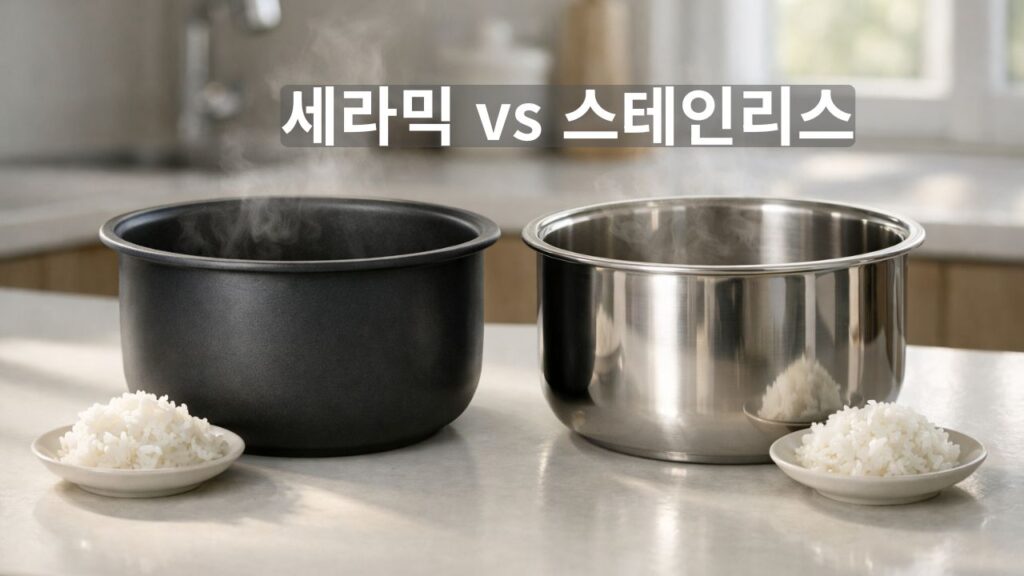 세라믹 코팅과 스테인리스 내솥은 밥맛보다 먼저 사용 패턴에 맞춰 골라야 합니다.