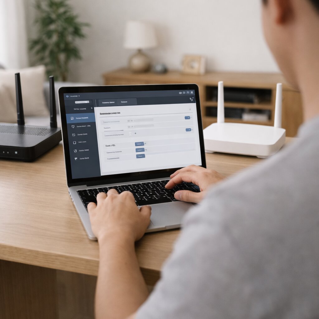 공유기 교체 시기 판단 기준과 펌웨어 업데이트 확인 화면