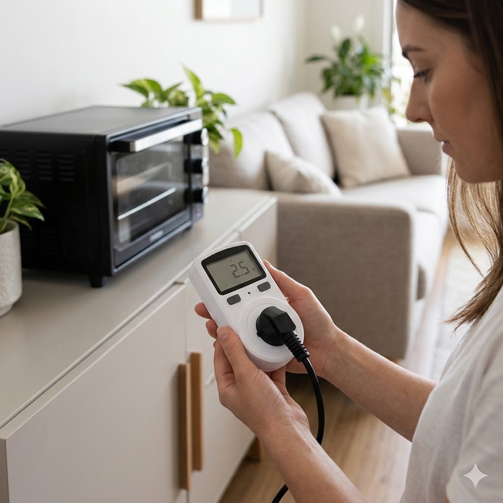 전기요금 고지서 보는 법 대기전력 측정 장면