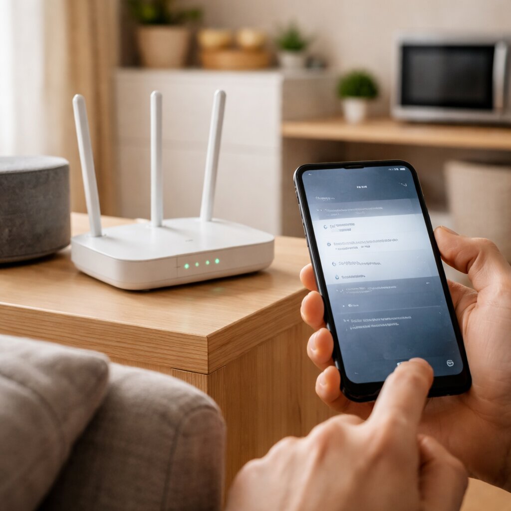 와이파이 느릴 때 공유기 위치와 채널 설정 점검 화면