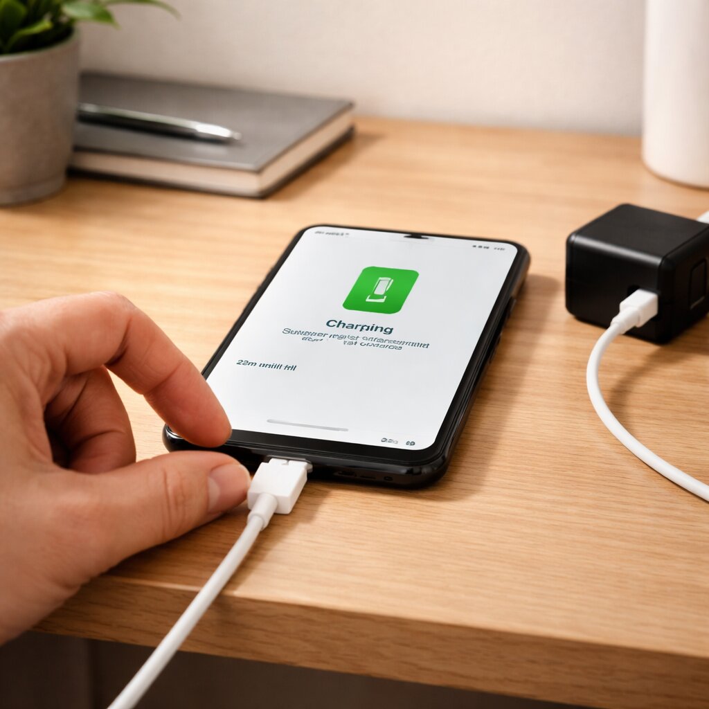 고속충전 차이 확인을 위한 올바른 충전 방법 체크리스트 이미지