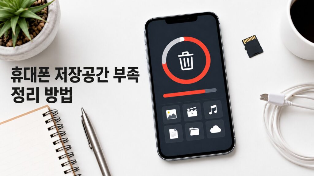 휴대폰 저장공간 부족 해결을 위한 스마트폰 용량 정리 방법