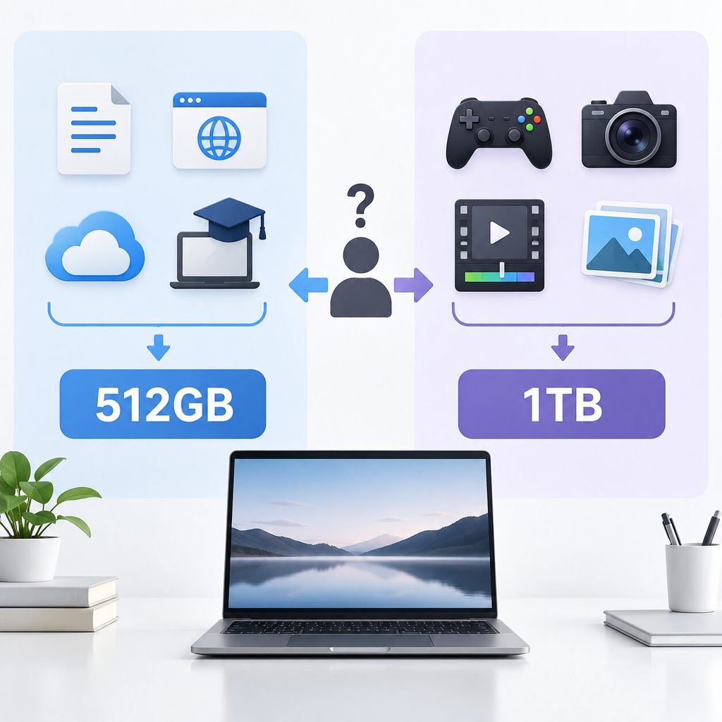 문서 작업과 게임 영상 작업에 따른 SSD 용량 선택 기준